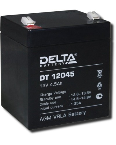 Delta DT 12045. Аккумулятор герметичный свинцово-кислотный. Delta в Химках