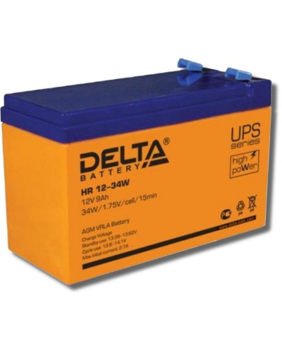Delta HR 12-34 W. Аккумулятор герметичный свинцово-кислотный. Delta в Химках