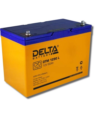 Delta DTM 1290 L. Аккумулятор герметичный свинцово-кислотный. Delta в Химках