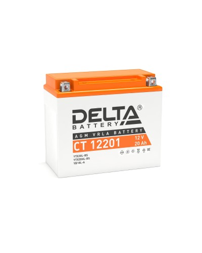 Delta CT 12201. Аккумулятор герметичный свинцово-кислотный стартерный. Delta в Химках