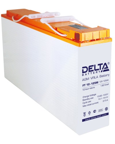 Delta FT 12-125 M. Аккумулятор герметичный свинцово-кислотный. Delta в Химках