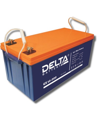 Delta GX 12-200. Аккумулятор герметичный свинцово-кислотный. Delta в Химках
