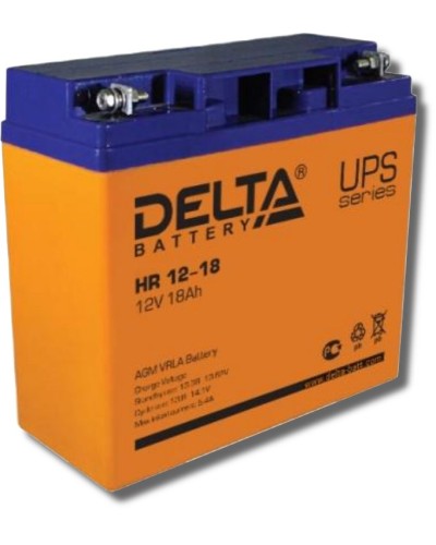Delta HR 12-18. Аккумулятор герметичный свинцово-кислотный. Delta в Химках