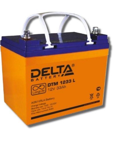 Delta DTM 1233 L. Аккумулятор герметичный свинцово-кислотный. Delta в Химках