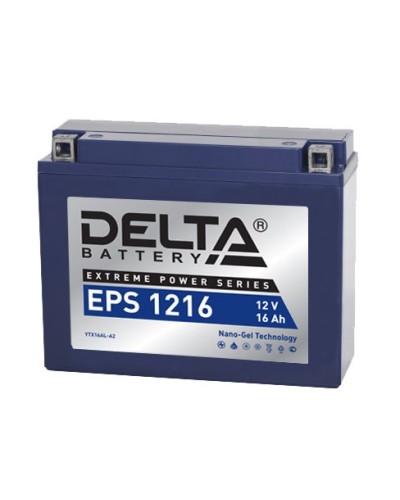 Delta EPS 1216. Аккумулятор герметичный свинцово-кислотный стартерный. Delta в Химках