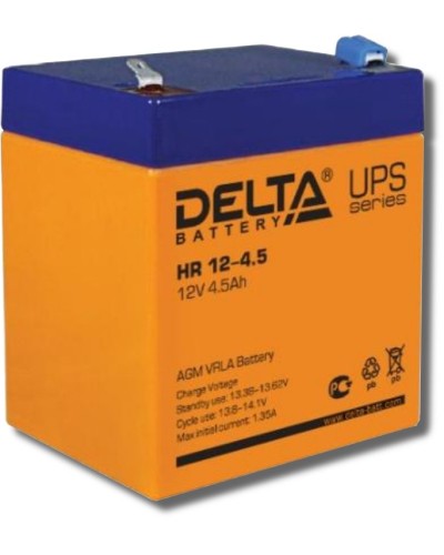 Delta HR 12-4.5. Аккумулятор герметичный свинцово-кислотный. Delta в Химках