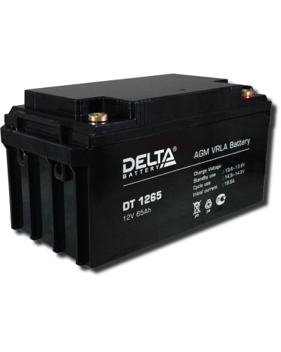 Delta DT 1265. Аккумулятор герметичный свинцово-кислотный. Delta в Химках