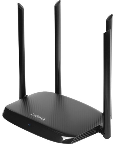 DWR-AC1202 AC1200 10/100/1000BASE-TX черный. Роутер беспроводной. Digma в Химках