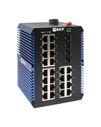 TSX-U-4GX/SFP-24GTP. Промышленный неуправляемый коммутатор. EKF в Химках
