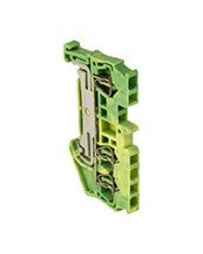 JXB-ST-2.5 3-проводная, земля, желто-зеленная (plc-jxb-st-2.5-3-pen). Колодка клеммная пружинная. EKF в Химках