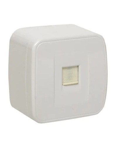 Минск Розетка RJ-45 1-местная ОП 1А (EGK01-035-10). Розетка RJ-45 1-местная ОП 1А. EKF в Химках