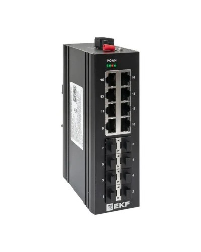 TSX-U-8GX/SFP-8GT. Промышленный неуправляемый коммутатор. EKF в Химках