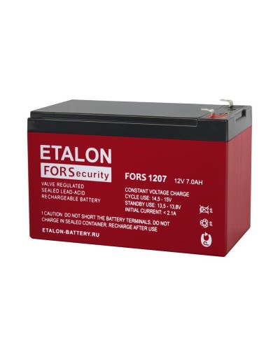 ETALON FORS 1207. Аккумулятор герметичный свинцово-кислотный. ETALON в Химках