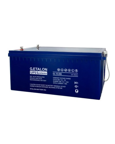 G.ETALON GL 12-200. Аккумулятор герметичный свинцово-кислотный. ETALON в Химках