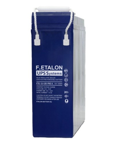 F.ETALON FTE 12-125 PRO X. Аккумулятор герметичный свинцово-кислотный. ETALON в Химках