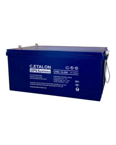 C.ETALON CHRL 12-250. Аккумулятор герметичный свинцово-кислотный. ETALON в Химках