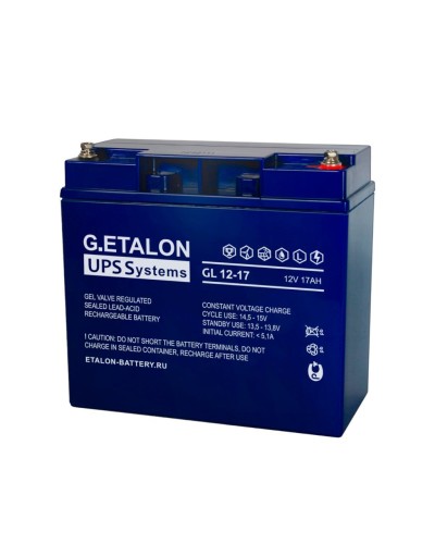 G.ETALON GL 12-17. Аккумулятор герметичный свинцово-кислотный. ETALON в Химках