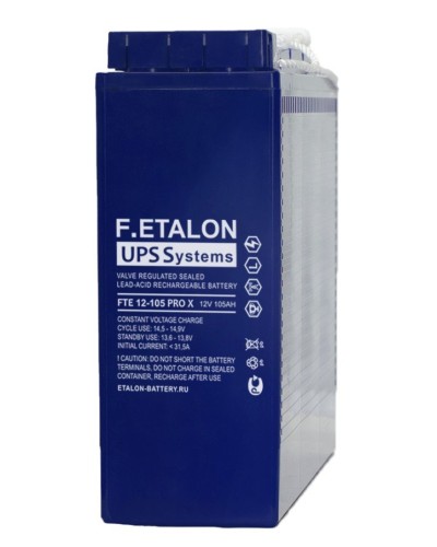 F.ETALON FTE 12-105 PRO X. Аккумулятор герметичный свинцово-кислотный. ETALON в Химках