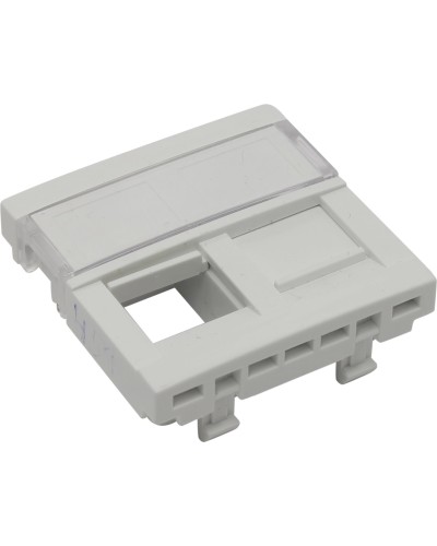 Вставка для 2-х модулей под RJ-45 кат.5e UTP, белая (45971 SBR): Вставка для 2-х модулей в Химках