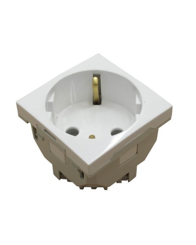 Розетка 2к+З (45х45), белая (45131 SBR): Розетка 2к+З в Химках