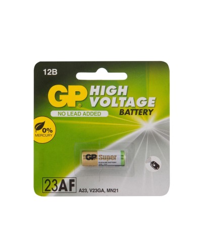 GP 23AF (GP 23AFRA-2F1), БЛИСТЕР. Высоковольтная батарейка 12В. GP Batteries в Химках