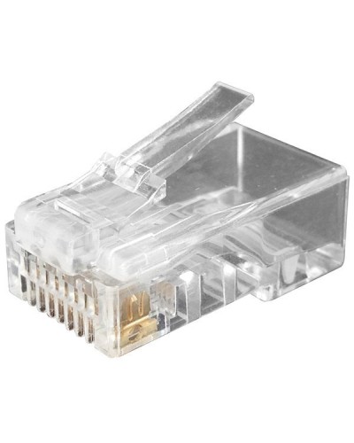 PLUG-8P8C-U-C6-100 (100 шт). Разъем RJ-45. Hyperline в Химках