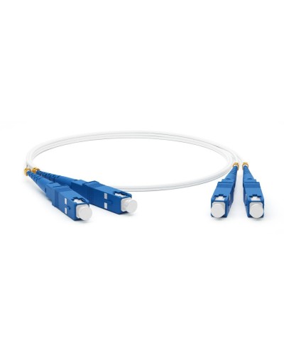 FC-D2-9A1-SC/UR-SC/UR-H-1M-LSZH-WH. Патч-корд волоконно-оптический SC-SC. Hyperline в Химках