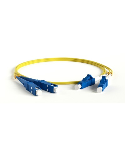 FC-D2-9-LC/UR-SC/UR-H-10M-LSZH-YL. Патч-корд волоконно-оптический одномодовый. Hyperline в Химках