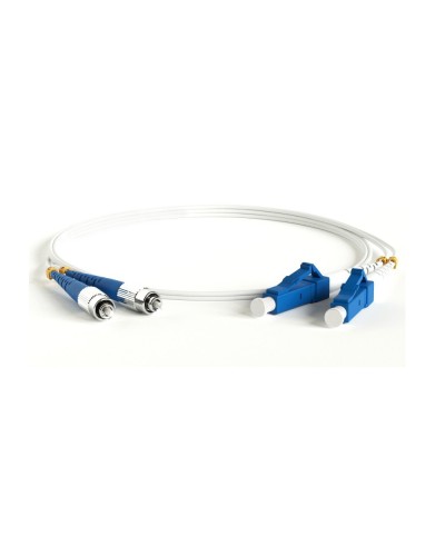 FC-D2-9A1-FC/UR-LC/UR-H-1M-LSZH-WH. Патч-корд волоконно-оптический FC-LC. Hyperline в Химках