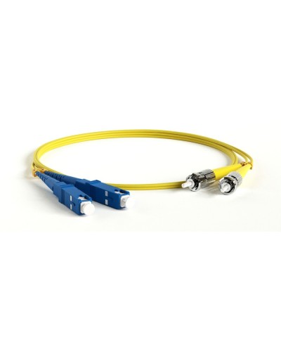 FC-D2-9A1-SC/UR-ST/UR-H-1M-LSZH-WH. Патч-корд волоконно-оптический ST-SC. Hyperline в Химках