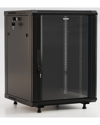 TWB-FC-1545-GP-RAL9004. Шкаф телекоммуникационный 19 настенный 15U. Hyperline в Химках