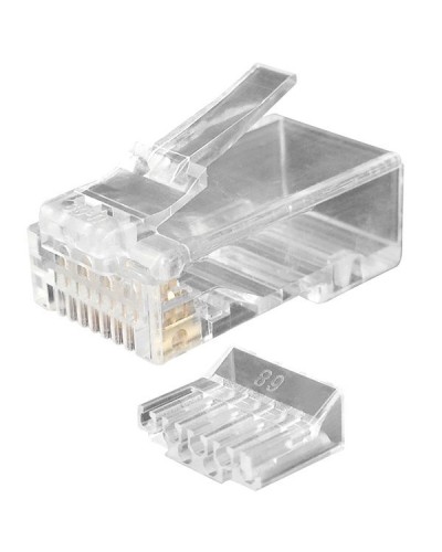 PLUG-8P8C-UV-C6-100 (100 шт). Разъем RJ-45. Hyperline в Химках