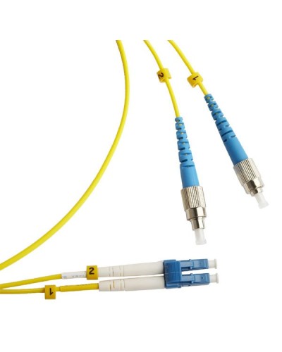 FC-D2-9-FC/UR-LC/UR-H-2M-LSZH-YL. Патч-корд волоконно-оптический FC/UPC-LC/UPC. Hyperline в Химках