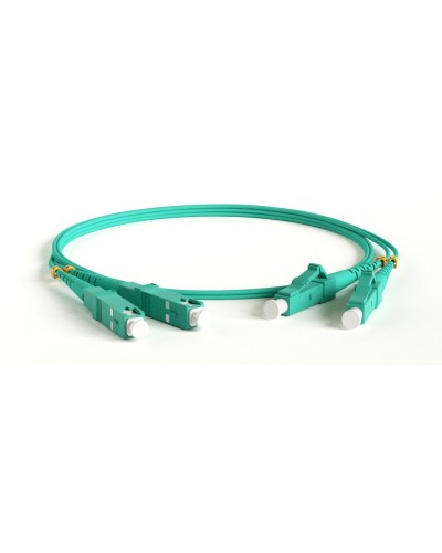 FC-D2-503-LC/PR-SC/PR-H-10M-LSZH-AQ. Патч-корд волоконно-оптический многомодовый. Hyperline в Химках