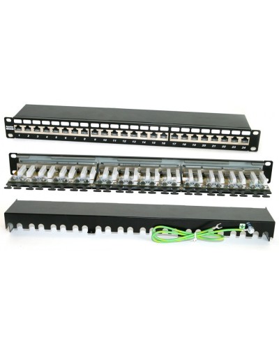 PP2-19-24-8P8C-C6A-SH-110D. Патч-панель 19. Hyperline в Химках
