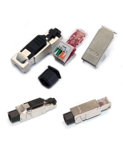 PLUF-8P8C-S-C6-SH. Разъем RJ-45. Hyperline в Химках
