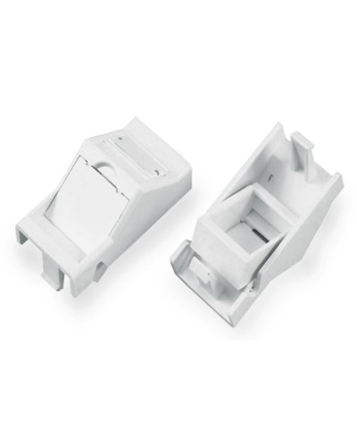 SIP2A-1K-M45-22.5. Вставка угловая 45x22.5 (аналог Mosaic) для 1 модуля формата Keystone Jack. Hyperline в Химках