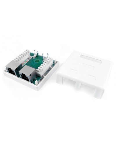 SB1-2-8P8C-C6-SH-WH. Розетка RJ-45. Hyperline в Химках