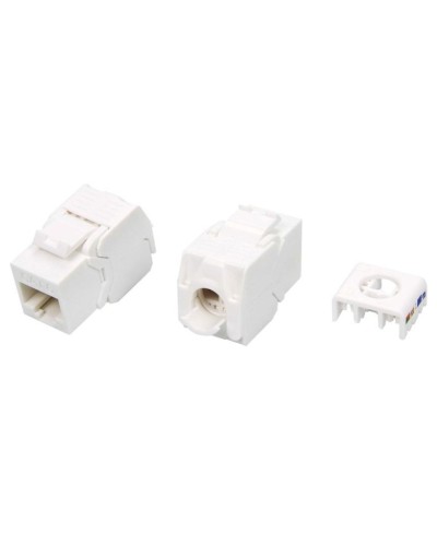 KJ8-8P8C-C6-180-TLS-WH. Вставка Keystone Jack RJ-45. Hyperline в Химках
