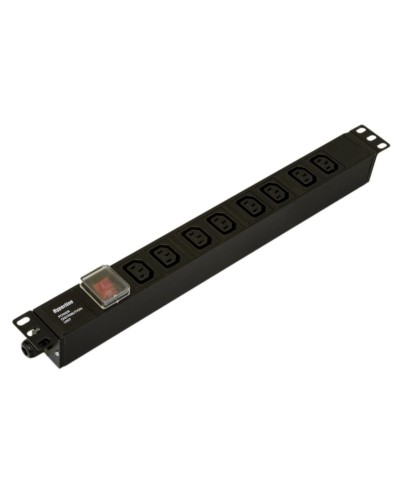 SHE19-8IEC-S-CB. Блок розеток 19. Hyperline в Химках