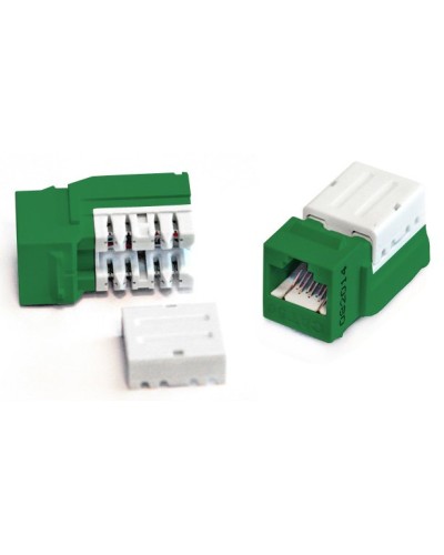 KJNE-8P8C-C5e-90-GN. Вставка Keystone Jack RJ-45. Hyperline в Химках