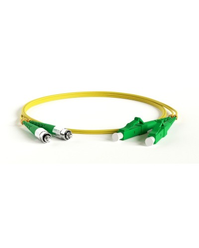 FC-D2-9-FC/AR-LC/AR-H-1M-LSZH-YL. Патч-корд волоконно-оптический FC-LC. Hyperline в Химках