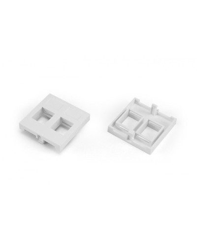 SIP2-2N-M45-45. Вставка 45x45 (аналог Mosaic) для 2х модулей формата Keystone Jack. Hyperline в Химках