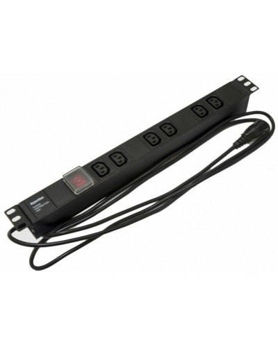 SHE19-6IEC-S-2.5IEC. Блок розеток 19. Hyperline в Химках
