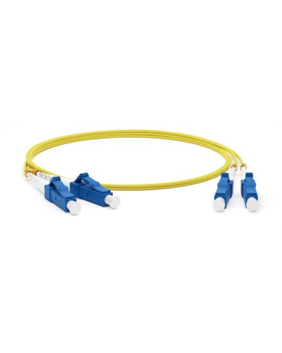 FC-D2-9-LC/UR-LC/UR-H-15M-LSZH-YL. Патч-корд волоконно-оптический одномодовый. Hyperline в Химках