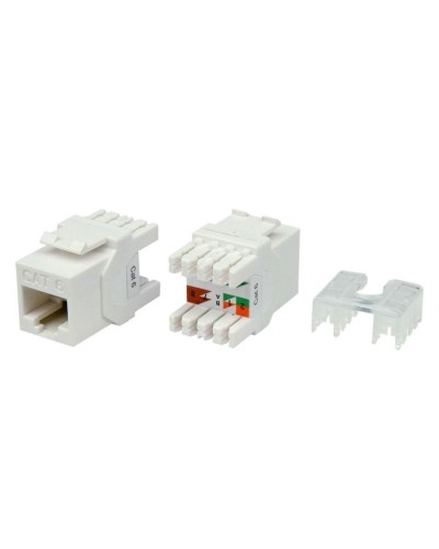 KJ8-8P8C-C6-180-WH. Вставка Keystone Jack RJ-45. Hyperline в Химках