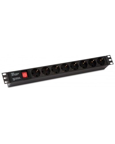SHE19-8SH-S-IEC. Блок розеток 19. Hyperline в Химках
