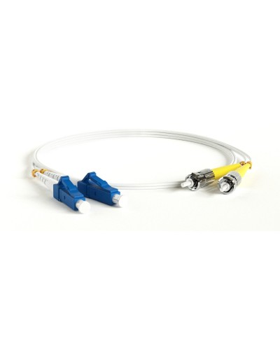 FC-D2-9A1-LC/UR-ST/UR-H-1M-LSZH-WH. Патч-корд волоконно-оптический ST-LC. Hyperline в Химках