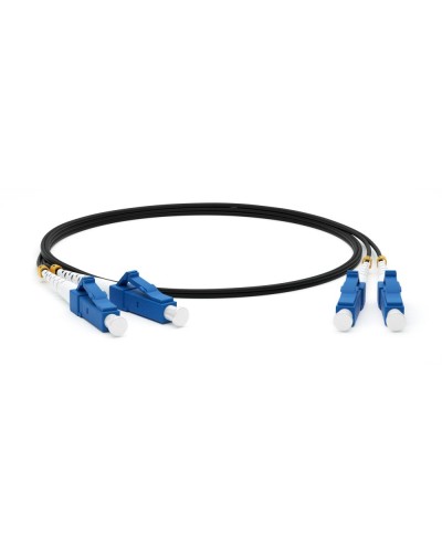 FC-D2-9-LC/UR-LC/UR-H-3M-LSZH-BK. Патч-корд волоконно-оптический одномодовый. Hyperline в Химках