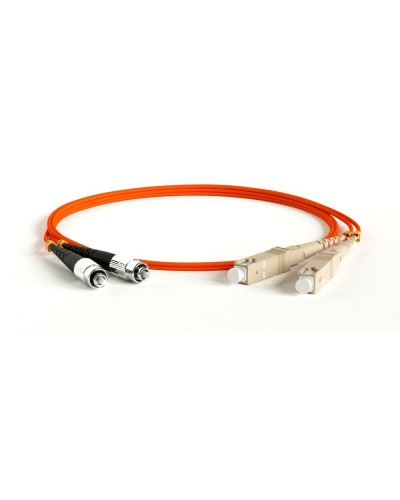 FC-D2-50-FC/PR-SC/PR-H-1M-LSZH-OR. Патч-корд волоконно-оптический SC-FC. Hyperline в Химках